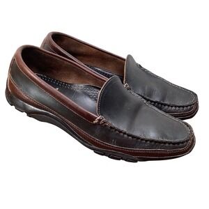 Allen Edmonds Boulder Venetian Driving Moccasin Leather Shoes Men's size 10.5 D